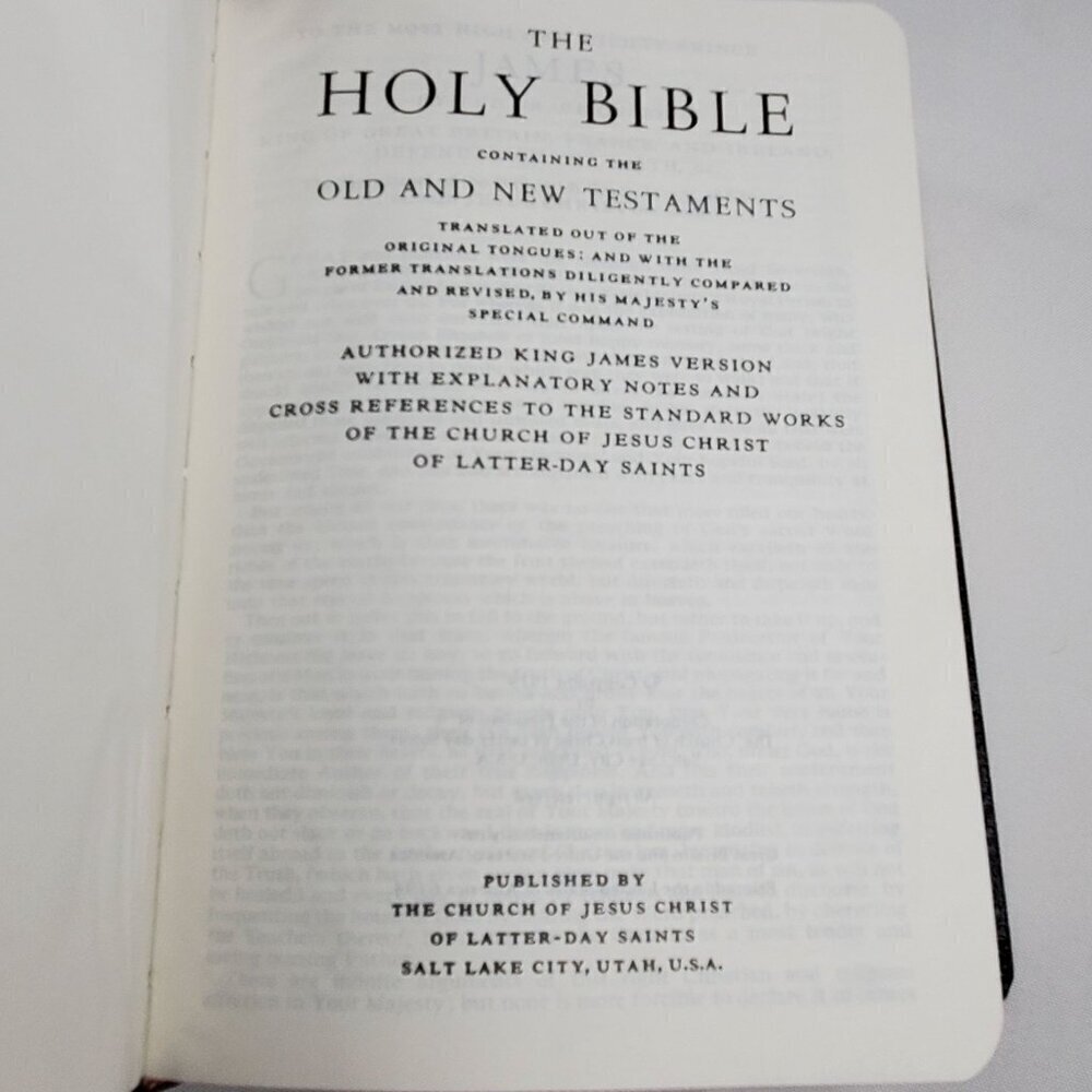 King James Version Holy Bible Church Of Jesus Christ Of Latter-Day Saints - Picture 4 of 11